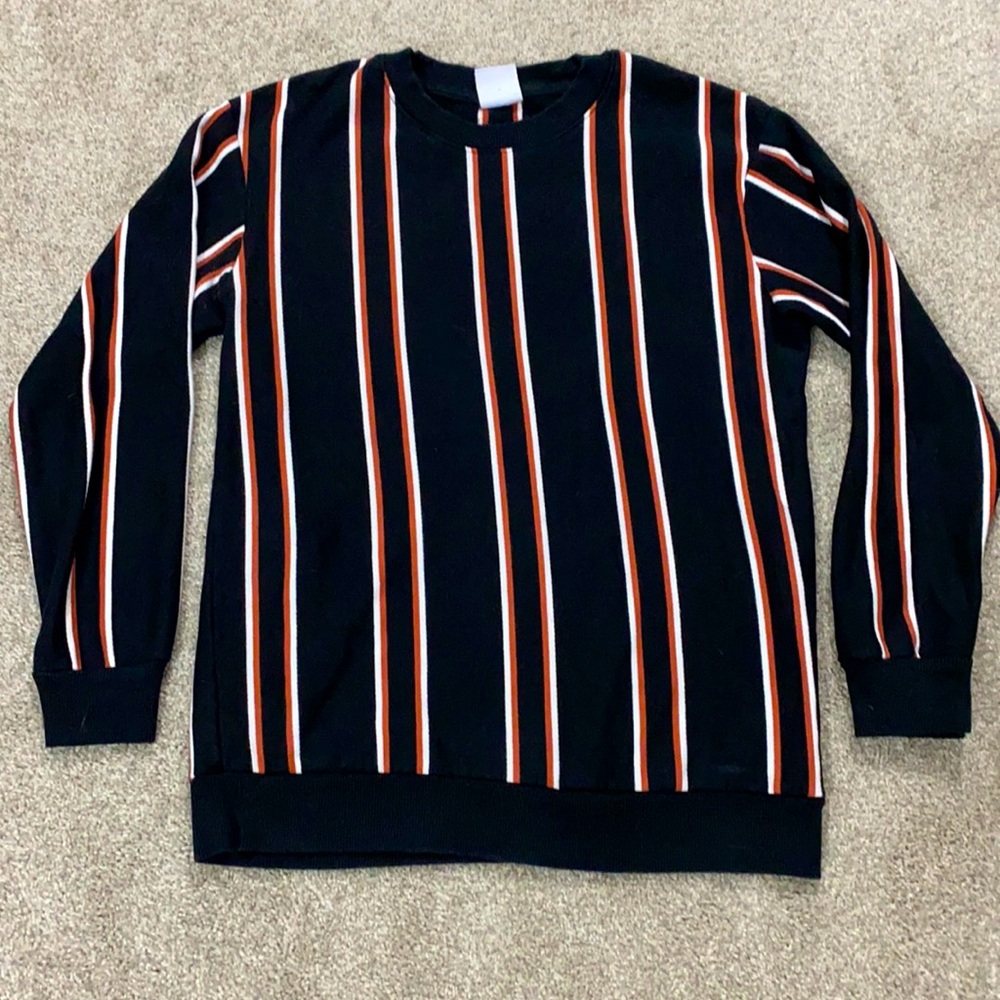 Zara Striped Sweatshirt Small